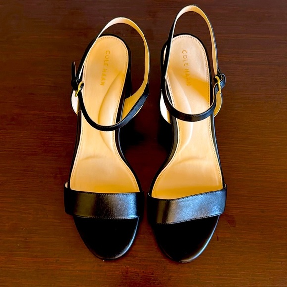 EUC! Cole Haan Josie Block Heel Sandals - Picture 1 of 16